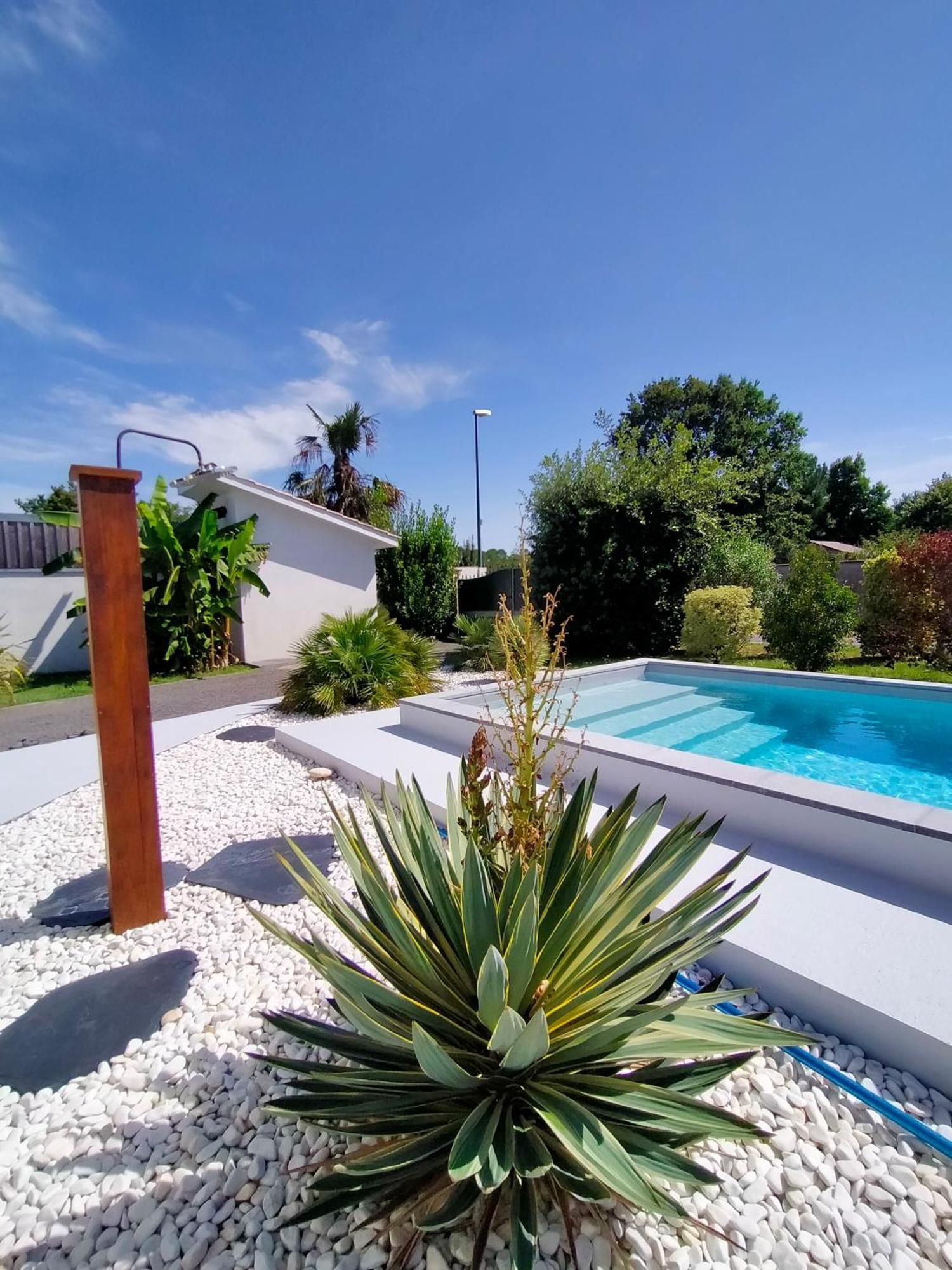 Gite Avec Piscine Et Espace Bien-Etre Partages Entre Bordeaux Et Lacanau Ocean (Adults Only) Brach Exteriör bild